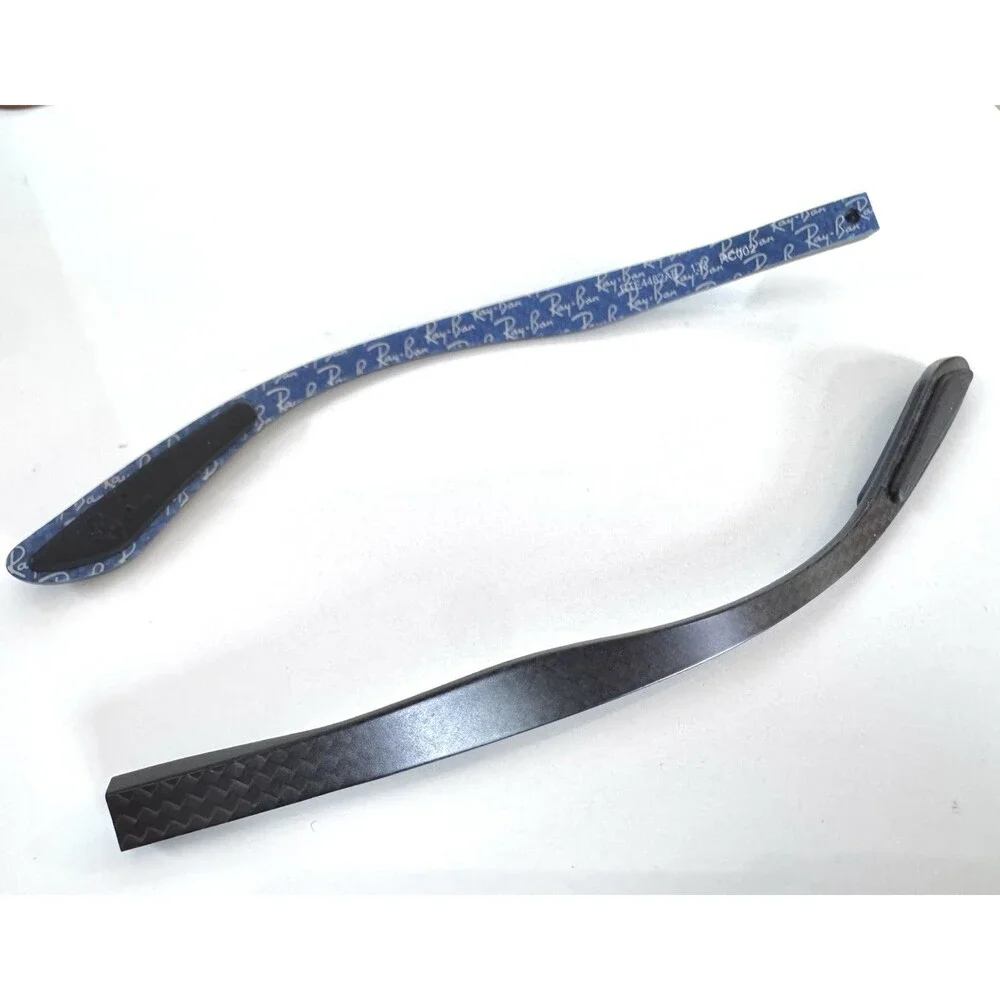 Ray Ban RB8908 Eyeglasses Carbon Fiber Black Blue Replacement Temple Arms 1-Pair